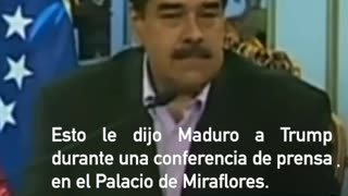 "Hands off Venezuela, de inmediati" - Le dijo Maduro a Donald Trump.