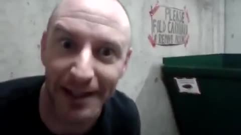 Dumpster diving clown hidden camera prank scare