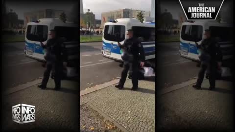 BREAKING Horrific Video Shows German Police Brutalize Child Who Protested Vaccine Lockdowns.