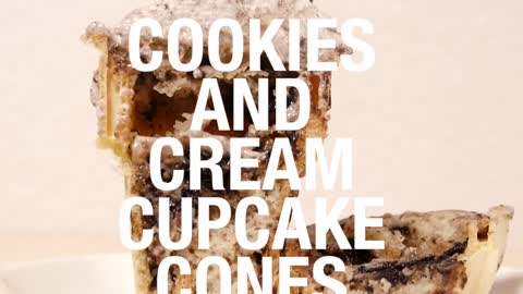Cookies N Cream Muffin Cones