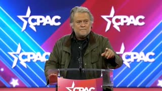 STEVE BANNON - SPEECH AT CPAC - 10 mins. 2-26-2024.