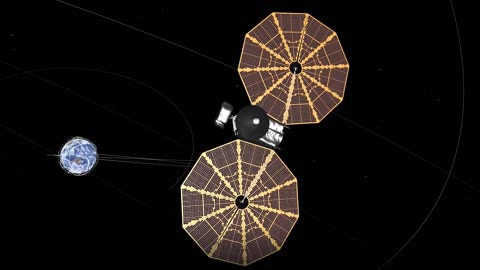 Lucy Spacecraft - Slingshots Around Earth
