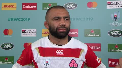 Rugby World Cup | Japan v Scotland | Post-match interview with Michael Leitch