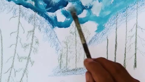 best use of brushes - acrylic painting