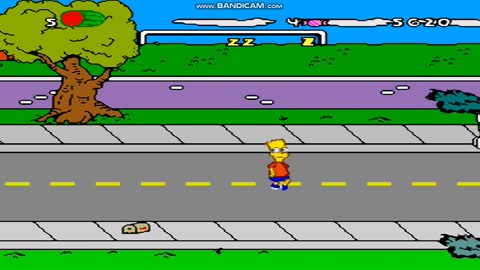 The Simpsons Bart's Nightmare - Arcade Classic, Game, Gaming, SNES, Super Nintendo