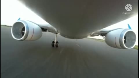 Airplane tire damage