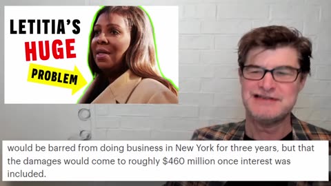 Doug In Exile - Thank Letitia James For Getting Trump Elected In 2024