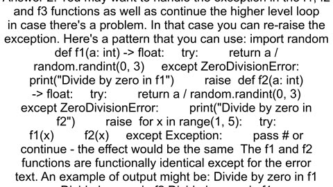 In Python after a function call triggers an except block how to immediately break out of the curren