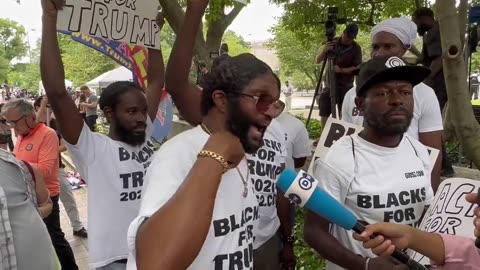 Blacks for Trump are FIRED UP