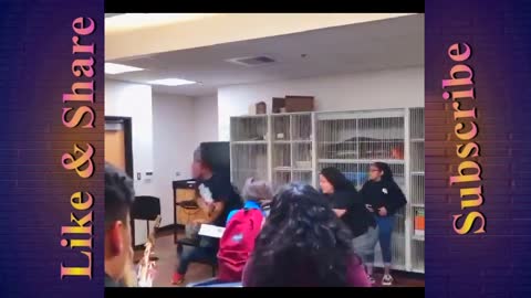 Teacher beats the brakes off 14yr old student for squaring up on him...