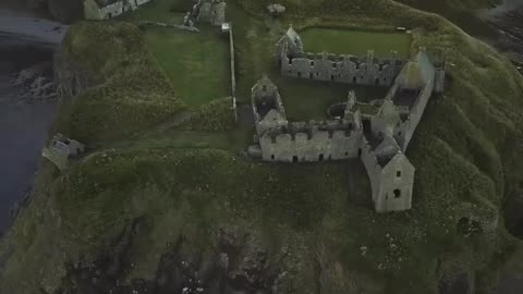 A Beautiful Summer evening over a Beautiful, historica, dunnottar castle