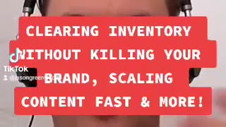 CLEARING INVENTORY WITHOUT KILLING YOUR BRAND, REVENUE VS UNIT SALES GROWTH & SCALING CONTENT FAST