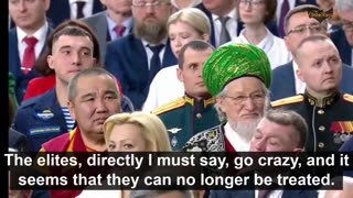 Highlights from Putin’s speech today where he calls out the West’s normalization of pedophilia
