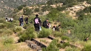 More military-aged Chinese nationals illegally crossing the border into California.