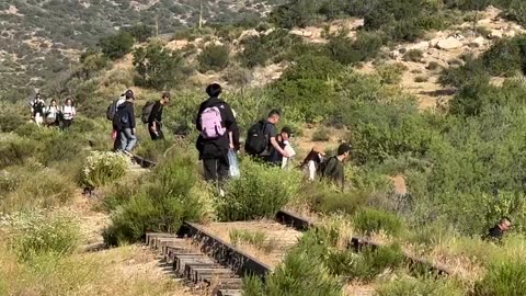 More military-aged Chinese nationals illegally crossing the border into California.