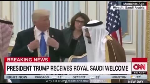 Why did Trump visit Saudi Arabia first...