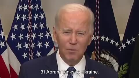 JoeBiden WW3 starts with the shipment of “offensive equipment” like “tanks”to Ukraine.