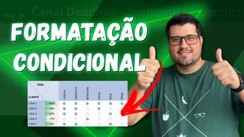 COMO FAZER FORMATAÇÃO CONDICIONAL PARA ACOMPANHAMENTO DE VENDAS DE ITENS POR CLIENTE -FÁCIL E RÁPIDO