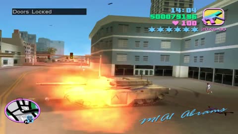 GTA Vice City 6 Stars Shootout | Gta VC 6 Star Police Chase Shootout