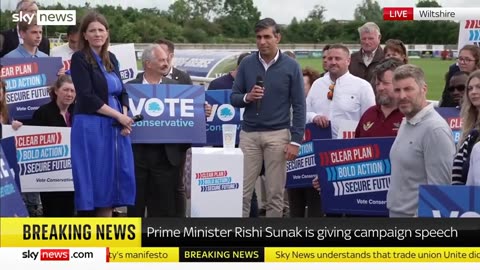 PM heckled by GP over the state of the NHS _ General Election 2024 Sky News