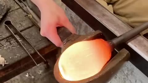 SWEDISH BOWL...GLASS BLOWING