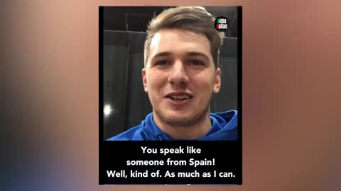 Did you know Luka Doncic speaks perfect Spanish?