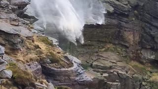 Waterfall Defies Gravity