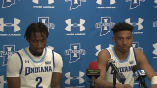 Indiana State vs. Southern Illionois Post-game Press Conference with #2 Isaiah Swope #1 Julian Larry
