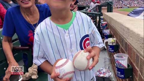 The Truth Behind the Grown Man Snatching a Baseball at Chicago Cubs Game