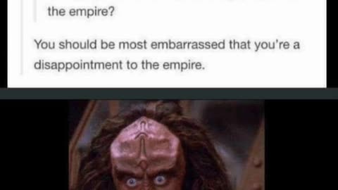 A Disappointment to the Empire #shorts #memes #funny #startrek #klingon #dad