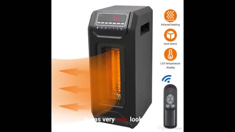 1500W Infrared #heater Electric Space #heater with-Overview