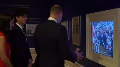 William Visits John F. Kennedy Presidential Library and Museum in Boston