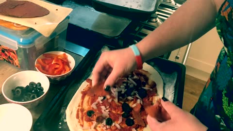 Delizioso Home made pizza baby!!