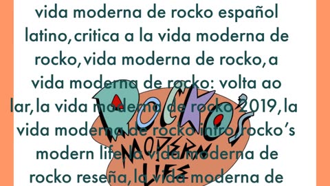 My project-2 (9) a vida moderna de rocko