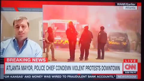 CNN Guest Won't Call The Atlanta Rioters Violent, Calls The Police Violent Instead