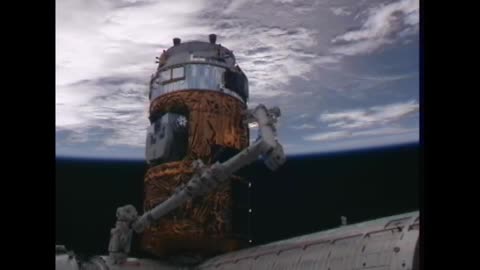 Japanese Cargo Craft Arrives at ISS