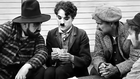 Charlie Chaplin Playing Game