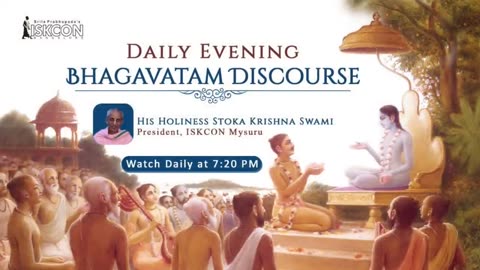 Daily Evening Bhagavatam Discourse | HH Stoka Krishna Swami | SB 1.1.6-7| 24-04-2021