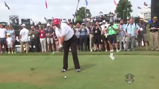 TRUMP golfing, new target