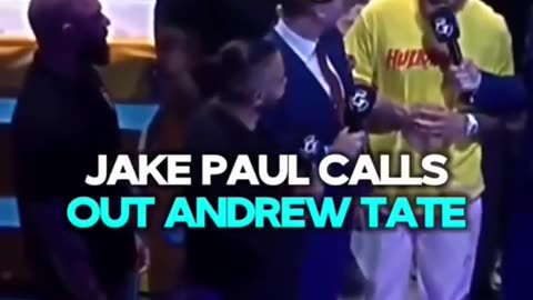 Jake Paul calls out Andrew Tate and this happens next👉#jakepaul #topg #boxing #ksi