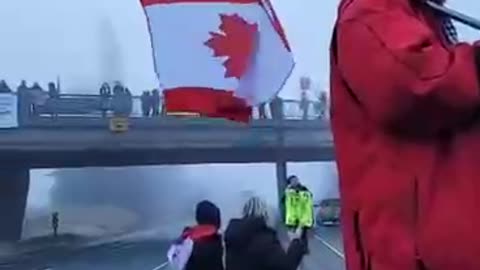 Truckers freedom convoy is driving through Canada to protest the vaccine mandate