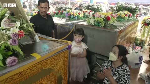 Thailand nursery attack: Final farewell after massacre - BBC News