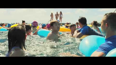 Most biggest Shark in the world-Megalodon Shark Beach Attack Scene (2022) Movie Clip