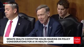 11/9/23: SenateHealthCommittee- Weaponized A.I.