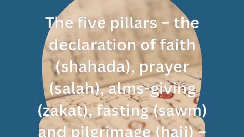 What are the 5 pillars of Islam journey?