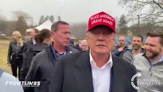 "Get Over Here" - Donald Trump Gives An EPIC Message To Joe Biden As He Visits East Palestine