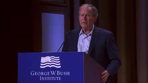 GW Bush Blames Putin For Brutal Invasion of Iraq