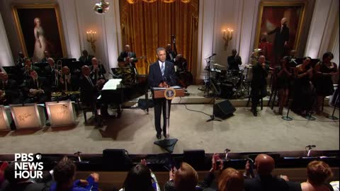 Watch President Obama speak -- and sing -- at White House tribute to Ray Charles