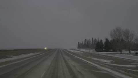 Passing everyone during an ice storm