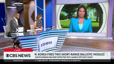 North Korea fires two short-range ballistic missiles, White House announces new sanctions
